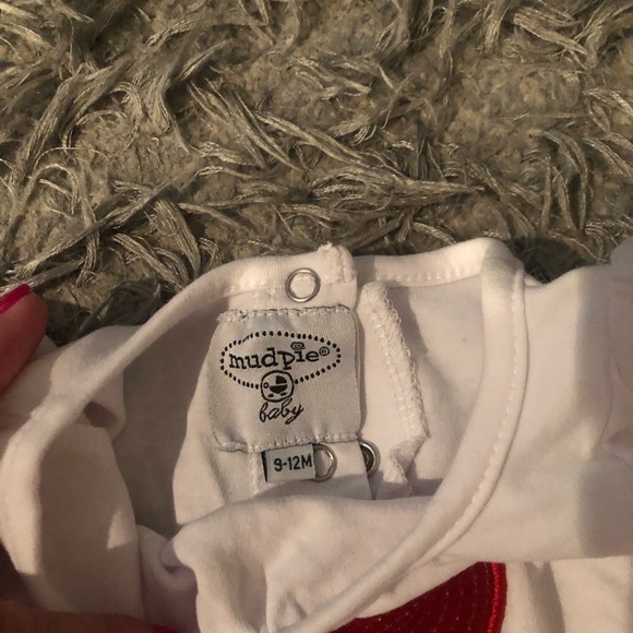 Mud Pie baby Christmas outfit - Picture 3 of 3